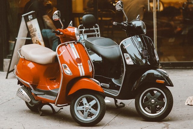 aventure en Vespa