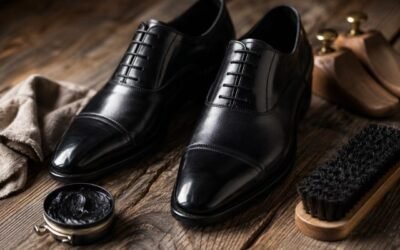raviver la brillance de chaussures Richelieu