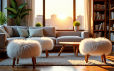 Pourquoi choisir des tabourets fourrure pour apporter une touche chaleureuse à votre intérieur