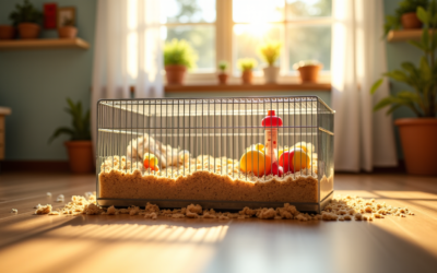 Comment nettoyer une cage de rongeur efficacement