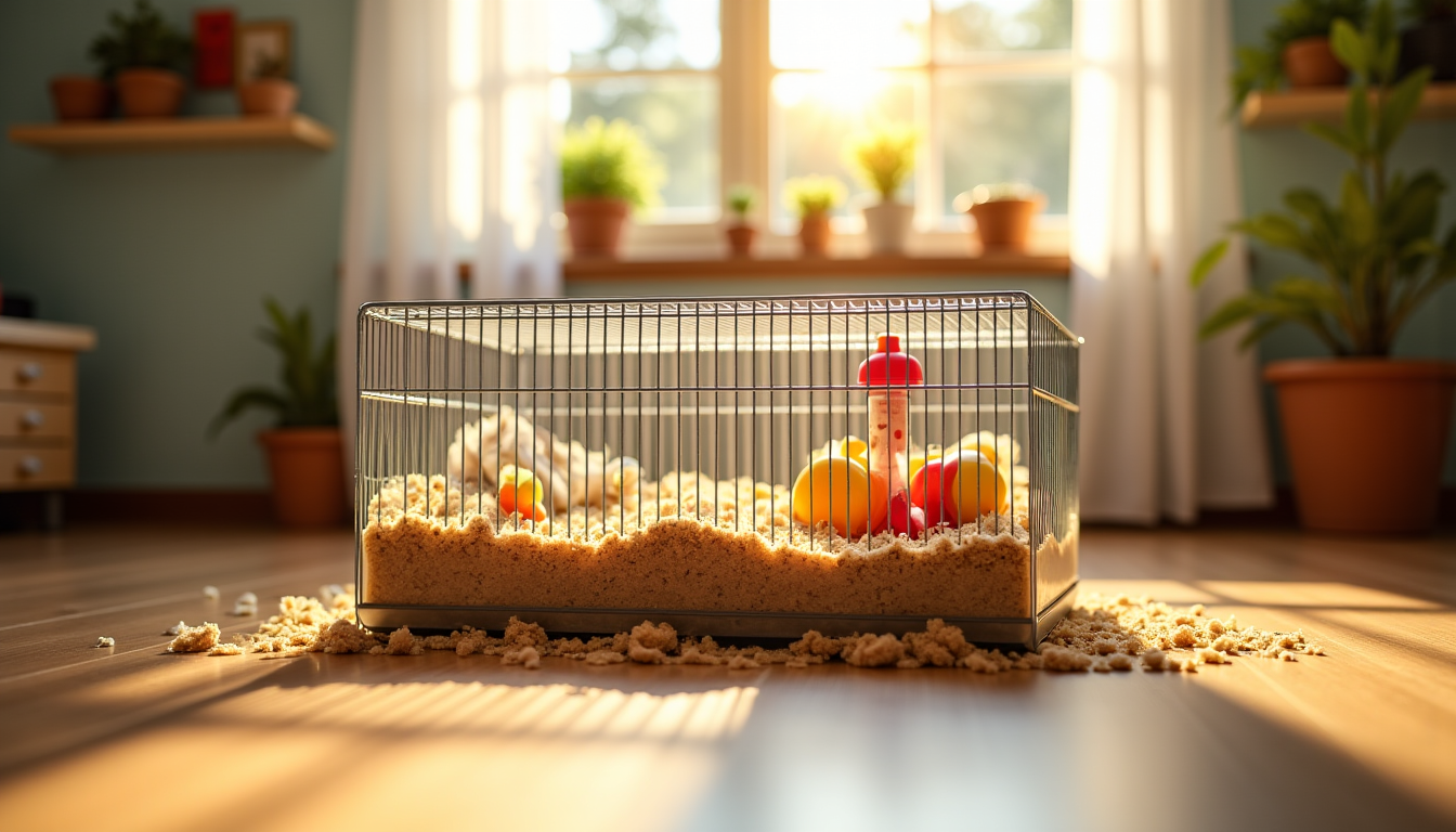 Comment nettoyer une cage de rongeur efficacement